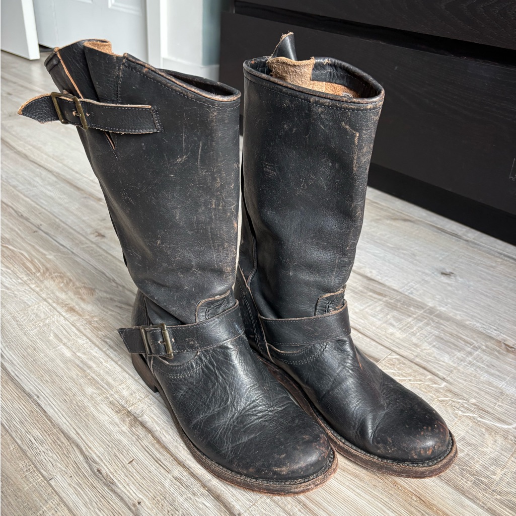Freebird Distressed Moto Boots